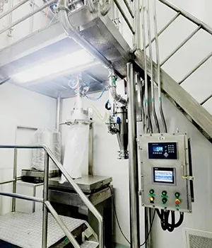 Equipos de manipulación y peletización de polvos para Industria farmacéutica
