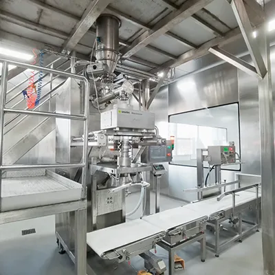 Llenadora gravimétrica (con llenador de sinfín horizontal)